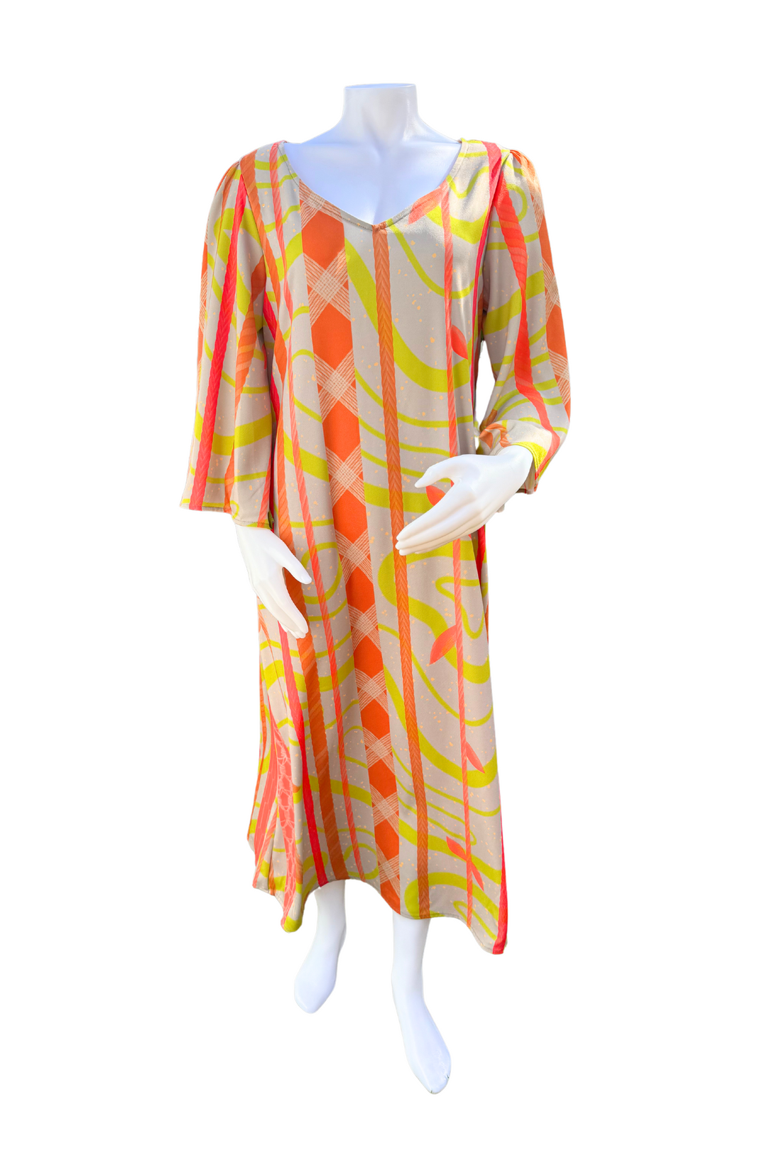 Ulumau Dress in Aho Hilo Loa Kanilehua