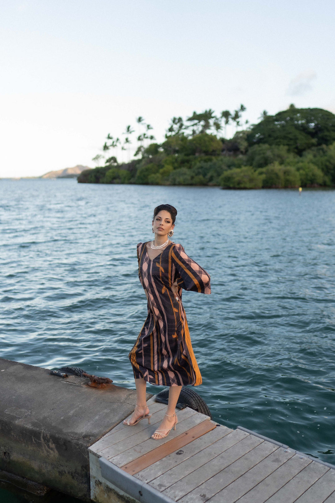 Ulumau Dress in Aho Hilo Loa One
