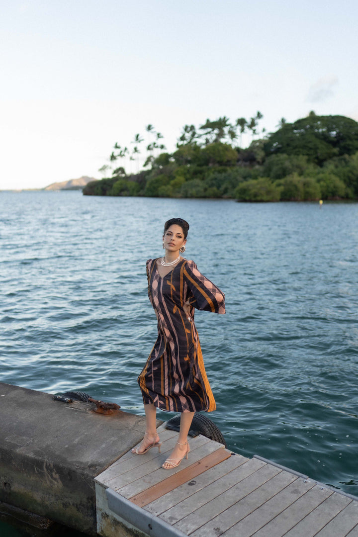 Ulumau Dress in Aho Hilo Loa One