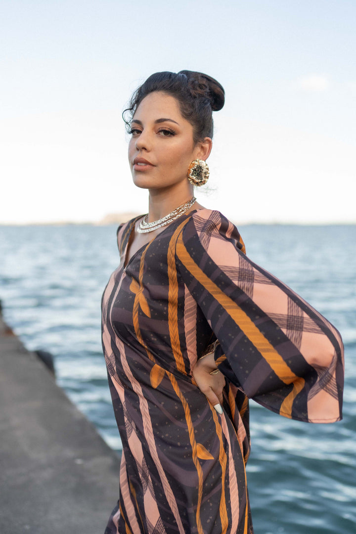Ulumau Dress in Aho Hilo Loa One