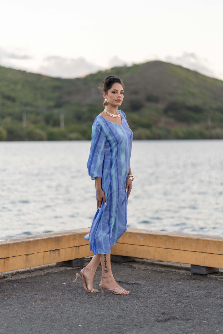 Ulumau Dress in Aho Hilo Loa Mokuola