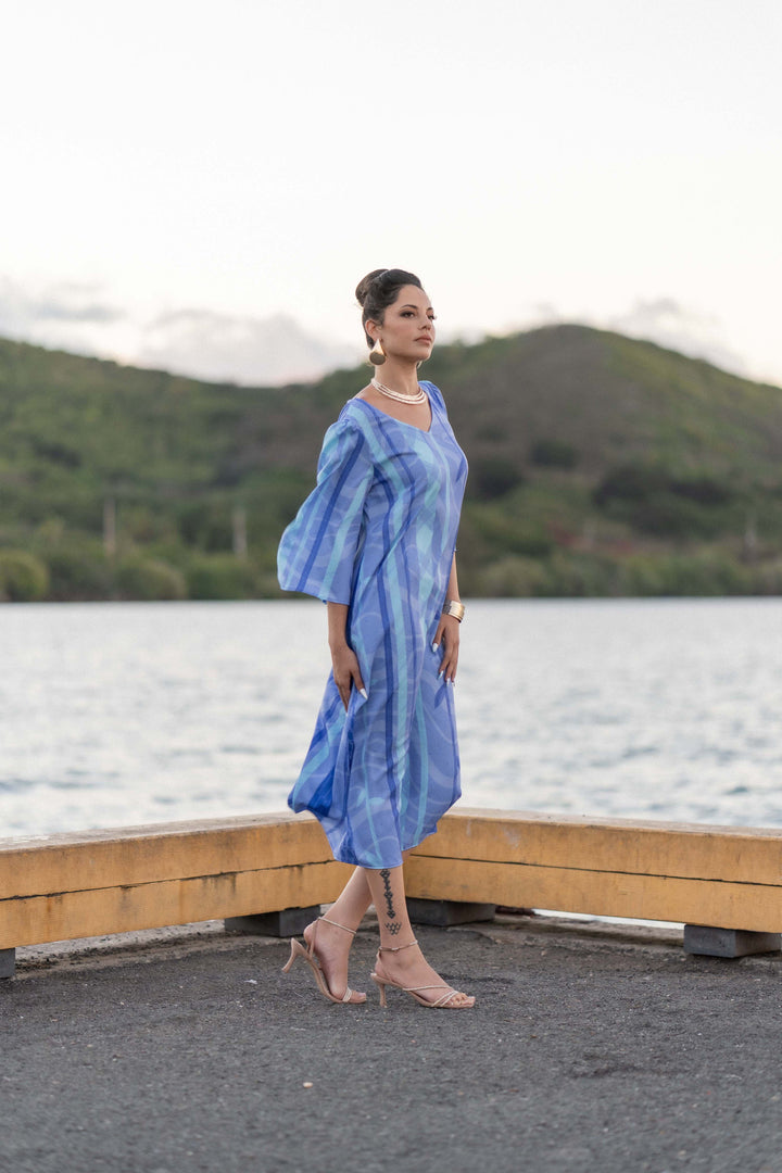 Ulumau Dress in Aho Hilo Loa Mokuola