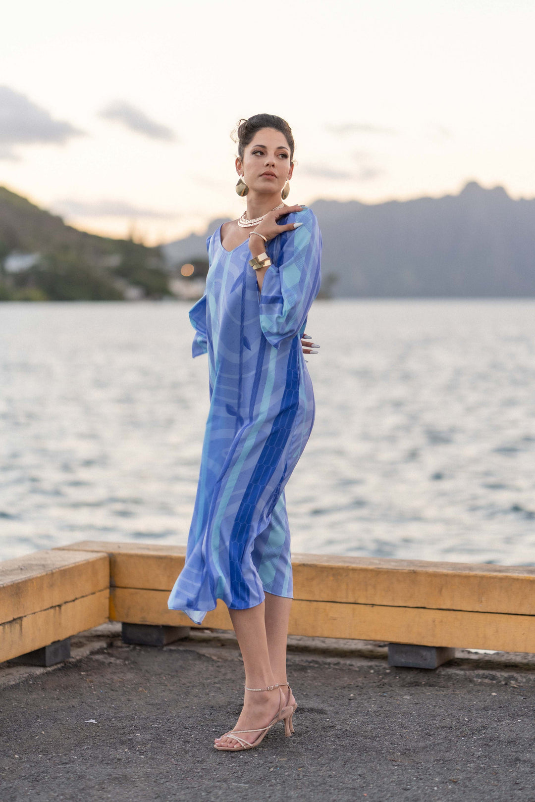 Ulumau Dress in Aho Hilo Loa Mokuola
