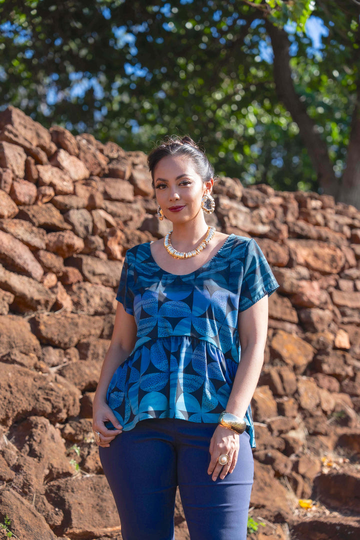 ʻŌpua Blouse in Kōnane