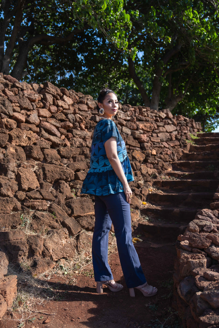 ʻŌpua Blouse in Kōnane