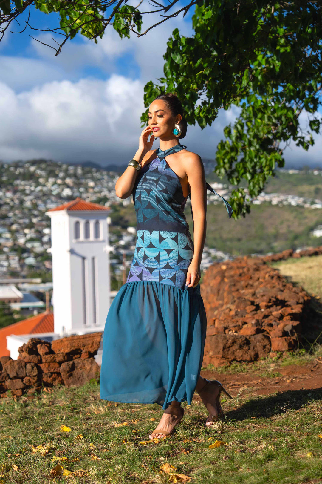 ʻŌlali Dress in Kōnane