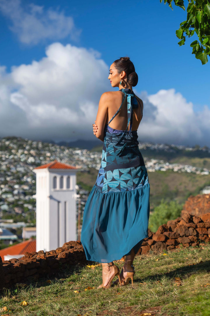 ʻŌlali Dress in Kōnane