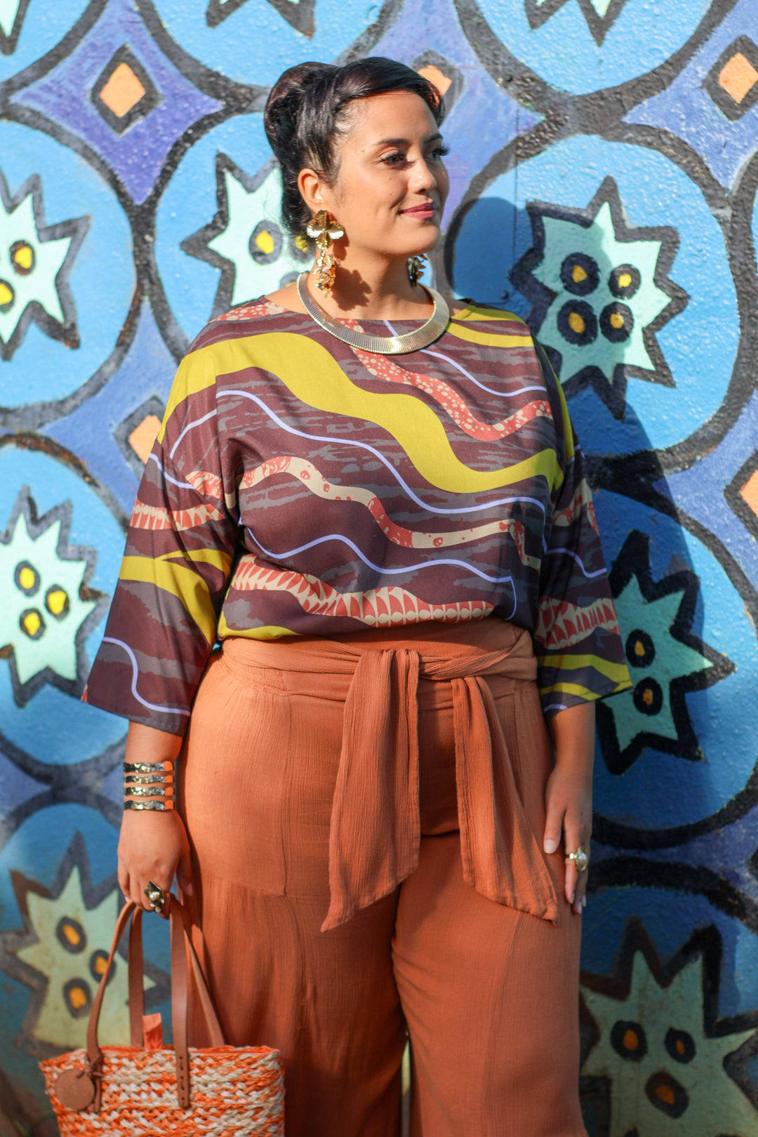Hanauna Blouse in Mole