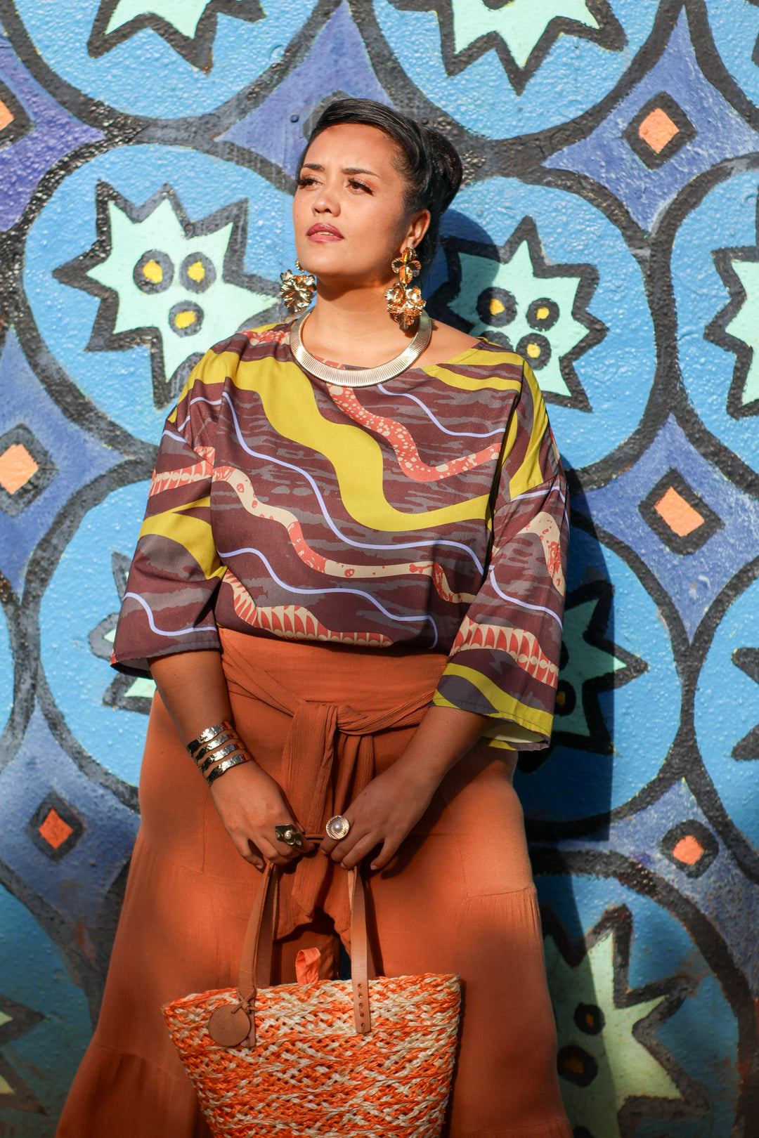 Hanauna Blouse in Mole