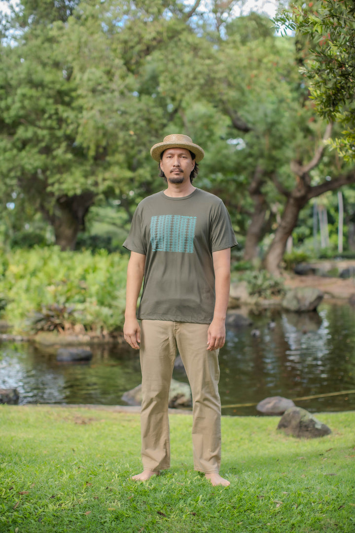 Pūlama Heritage Green Tee