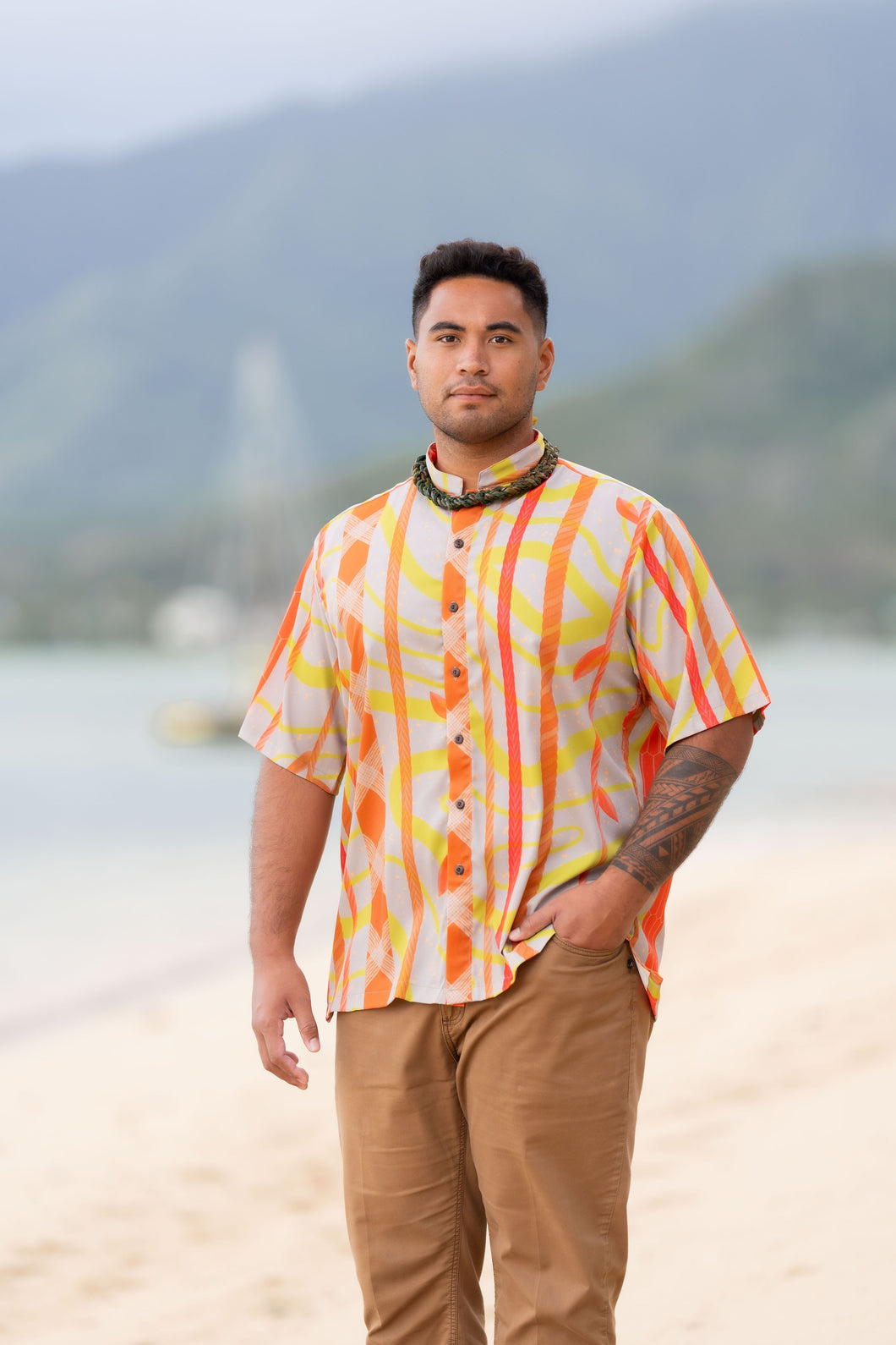 Kanahai Button Up Aloha Shirt in Kanilehua
