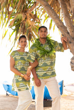 Load image into Gallery viewer, ʻOliʻoli Pullover Aloha Shirt in Motu
