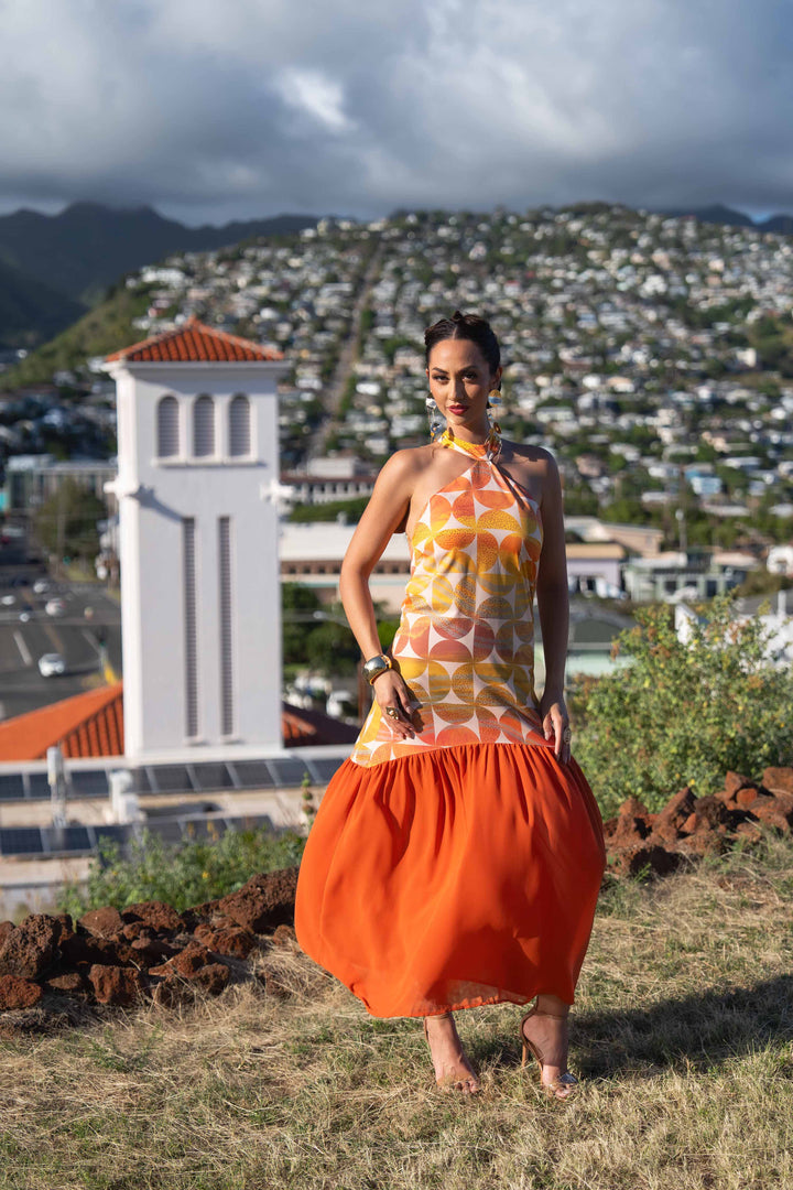 ʻŌlali Dress in Alaula