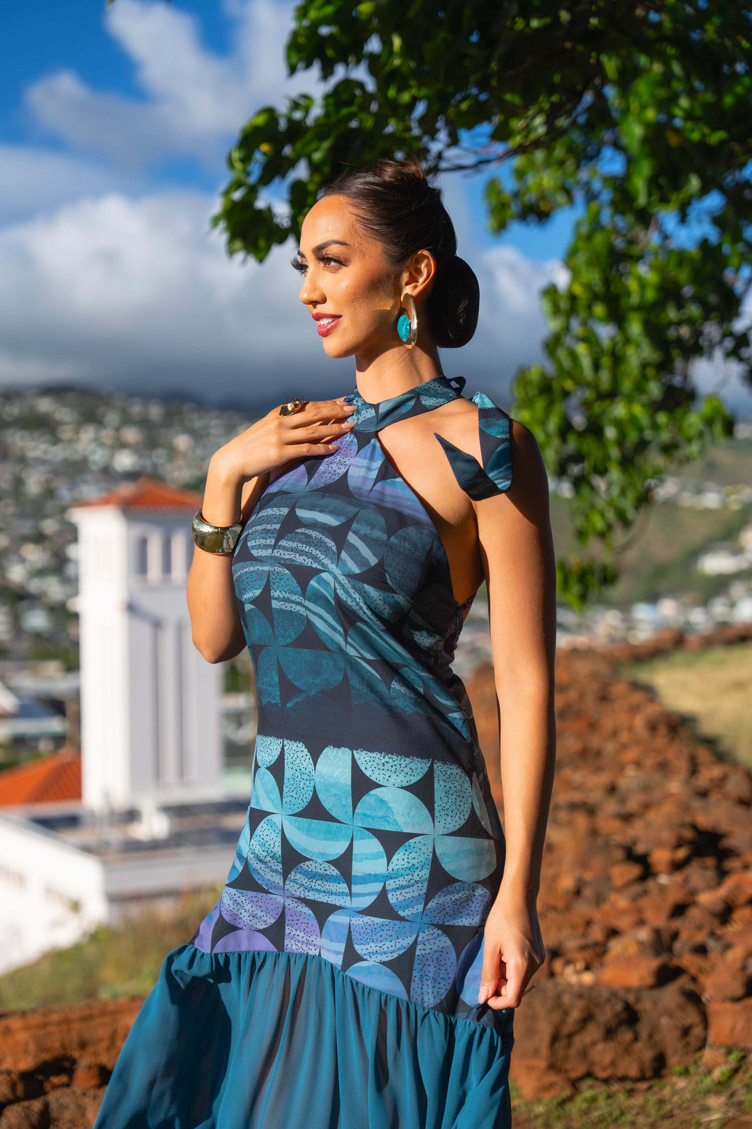 ʻŌlali Dress in Kōnane