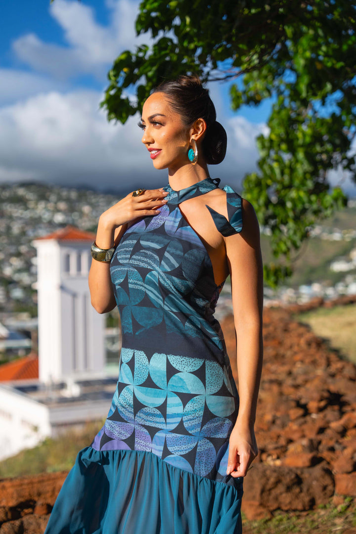 ʻŌlali Dress in Kōnane