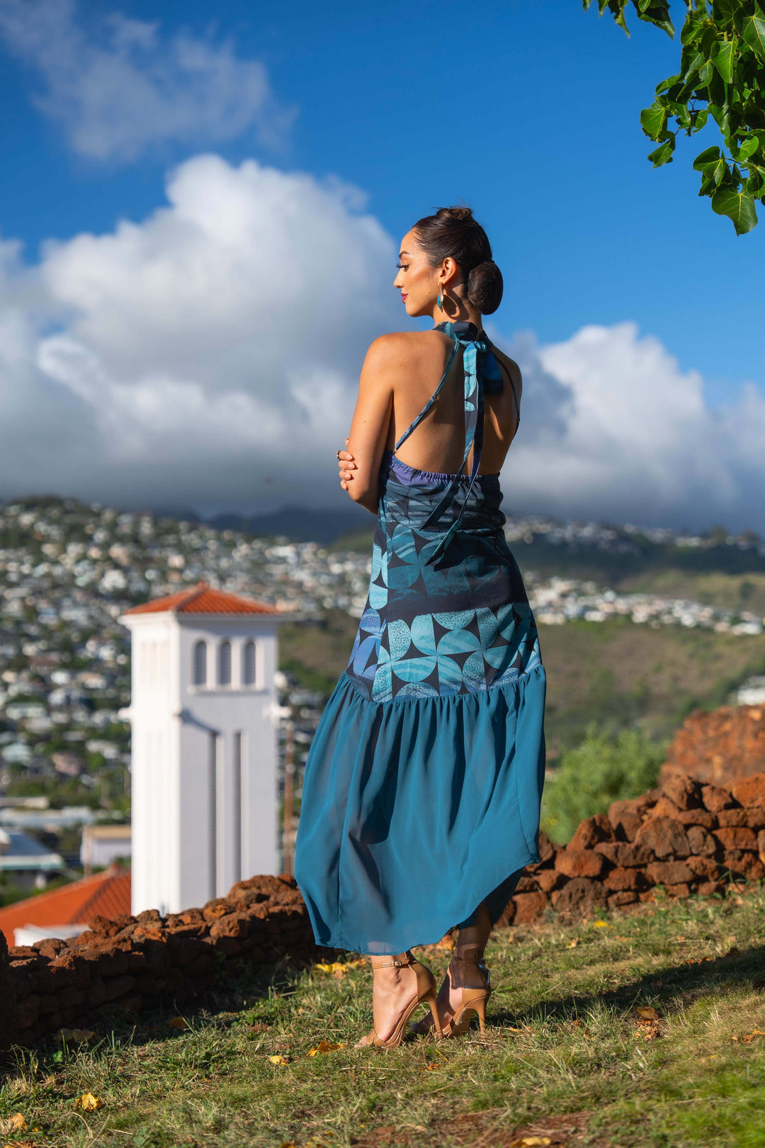 ʻŌlali Dress in Kōnane