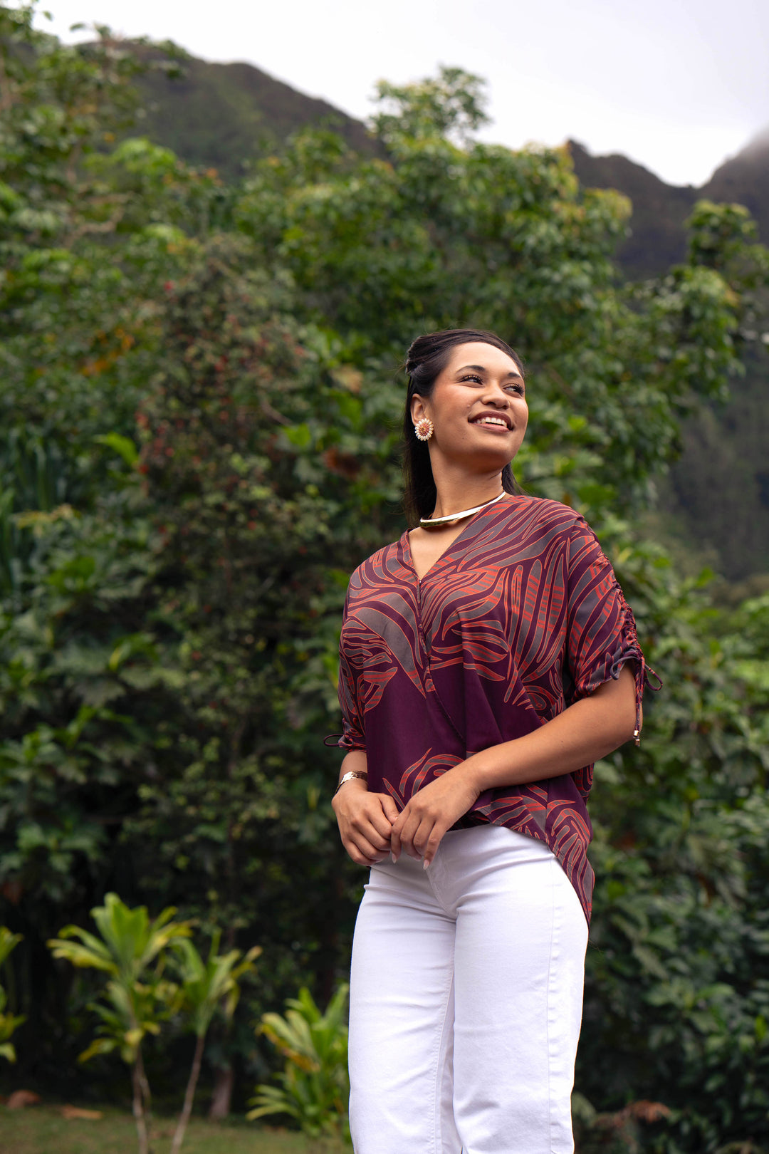 Kualono Blouse in Pele
