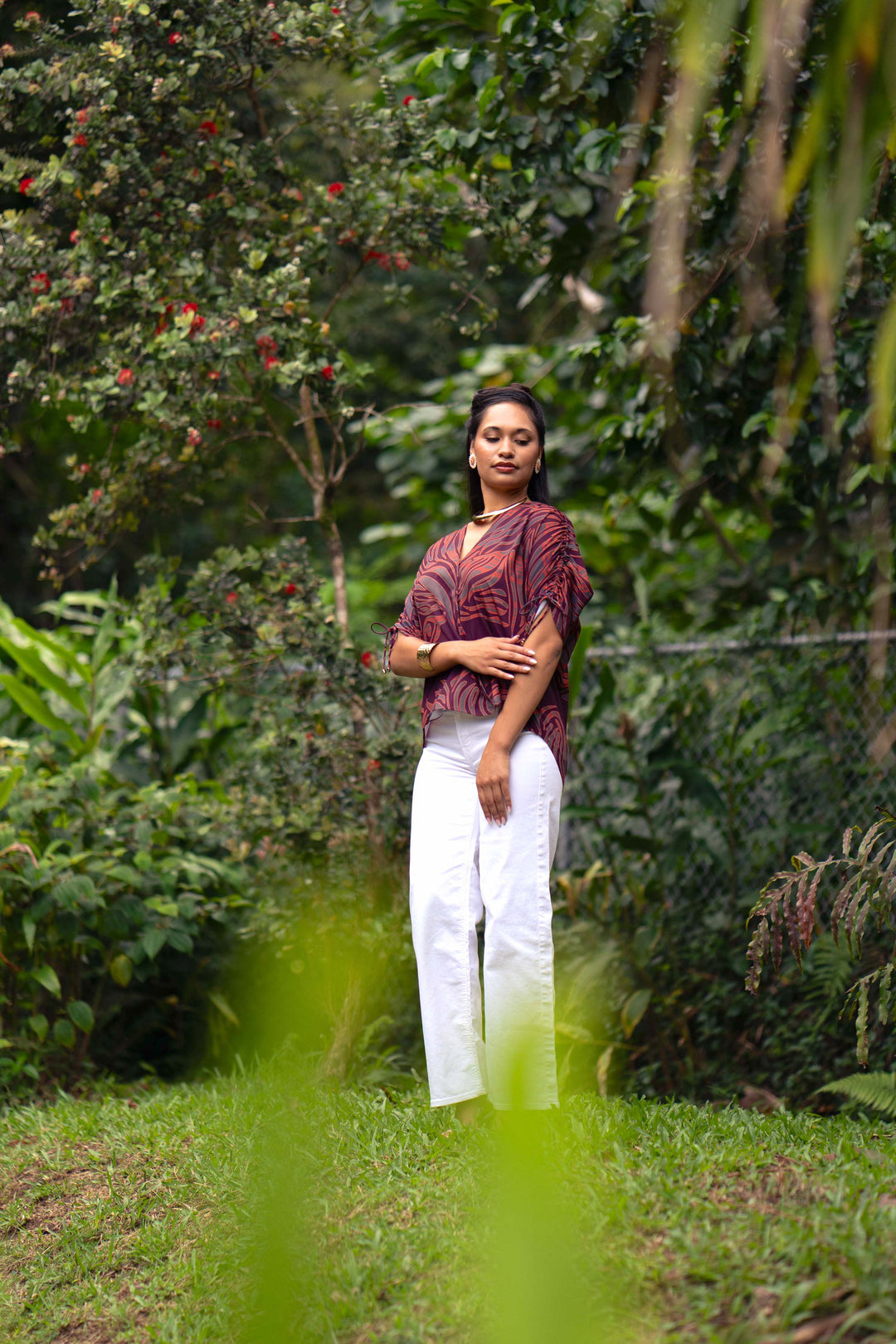 Kualono Blouse in Pele