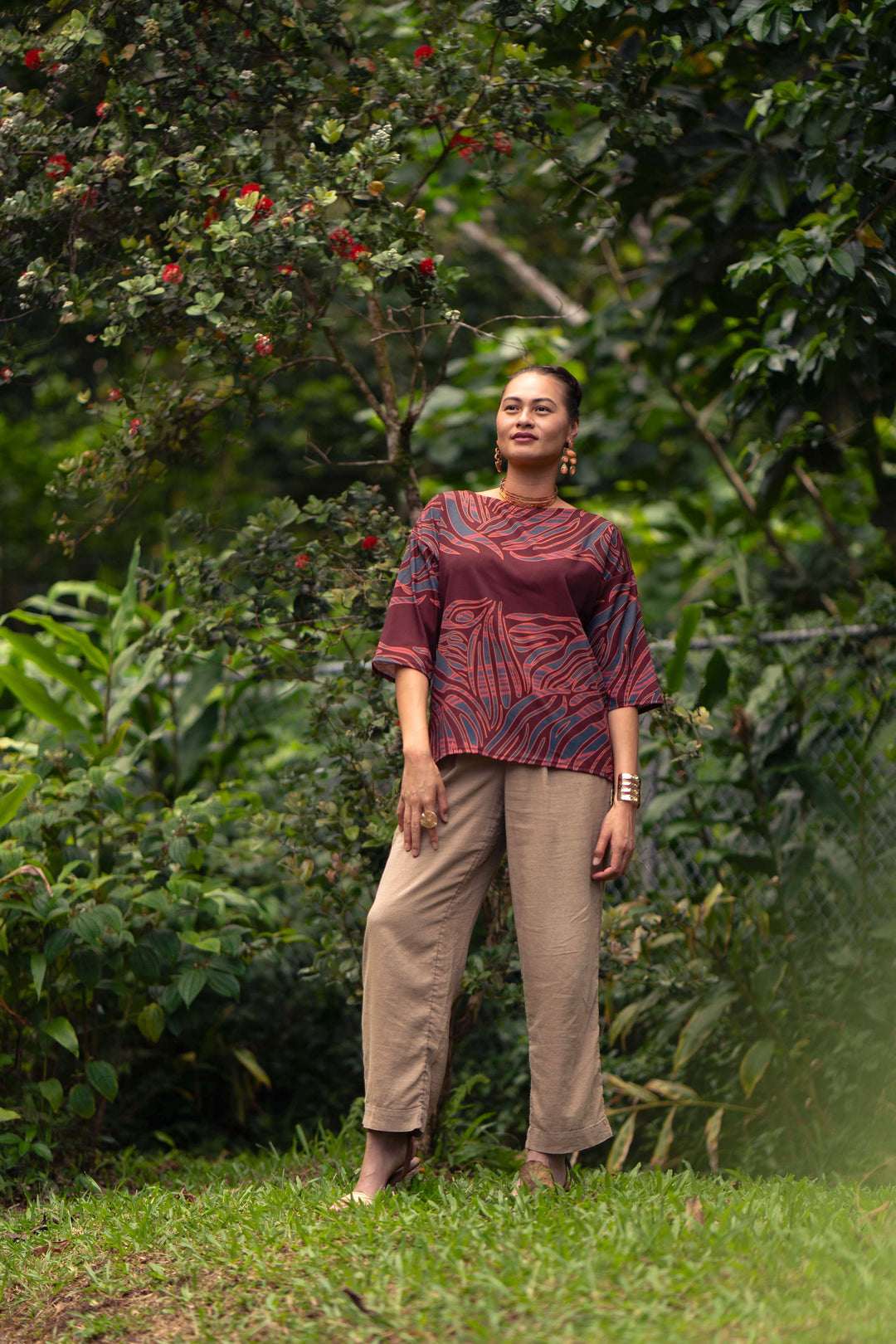Hanauna Blouse in Pele