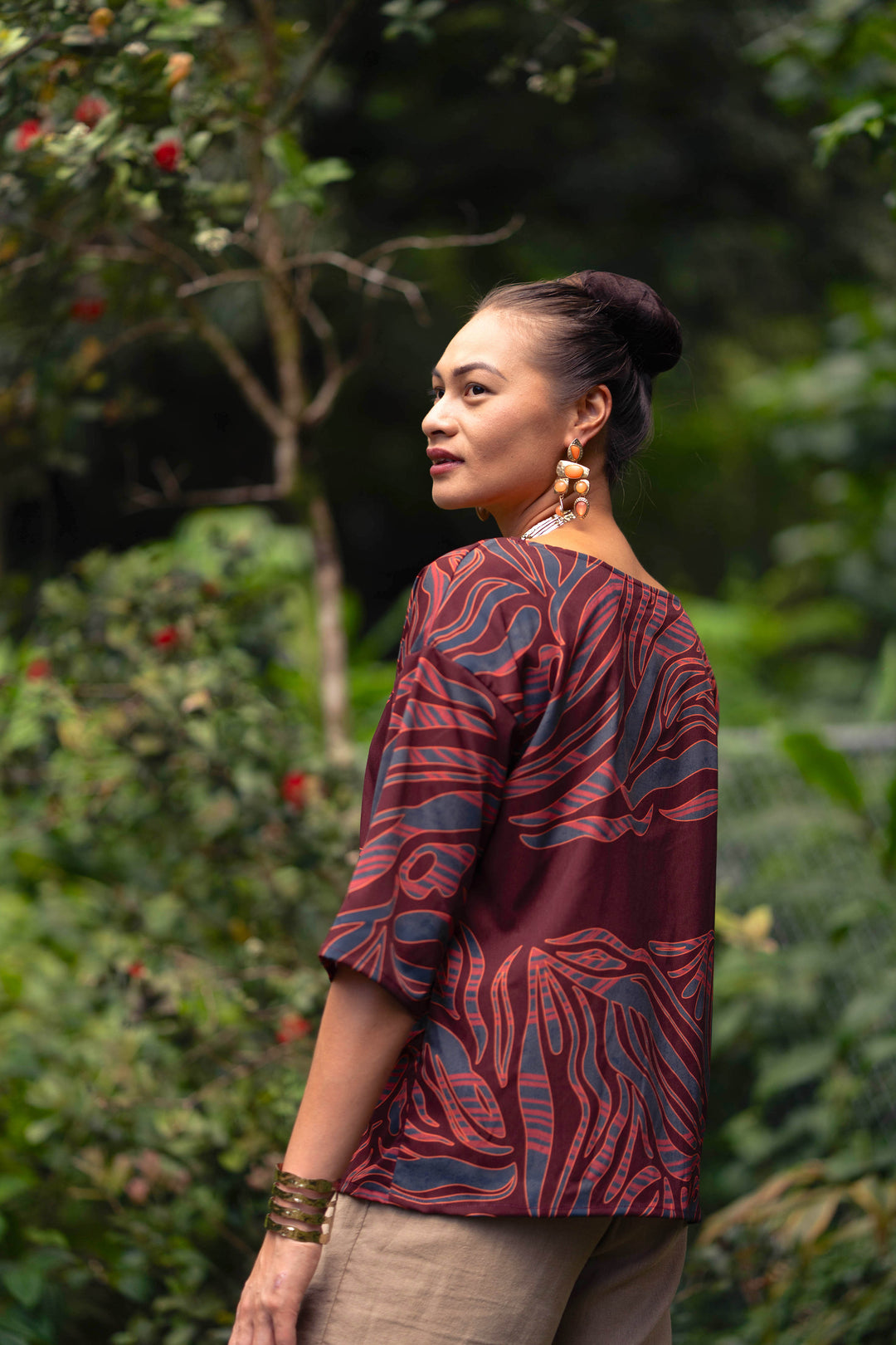 Hanauna Blouse in Pele