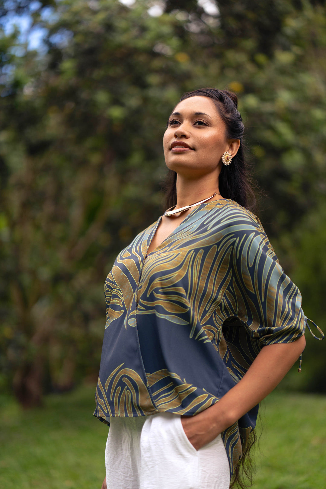Kualono Blouse in Kīpuka