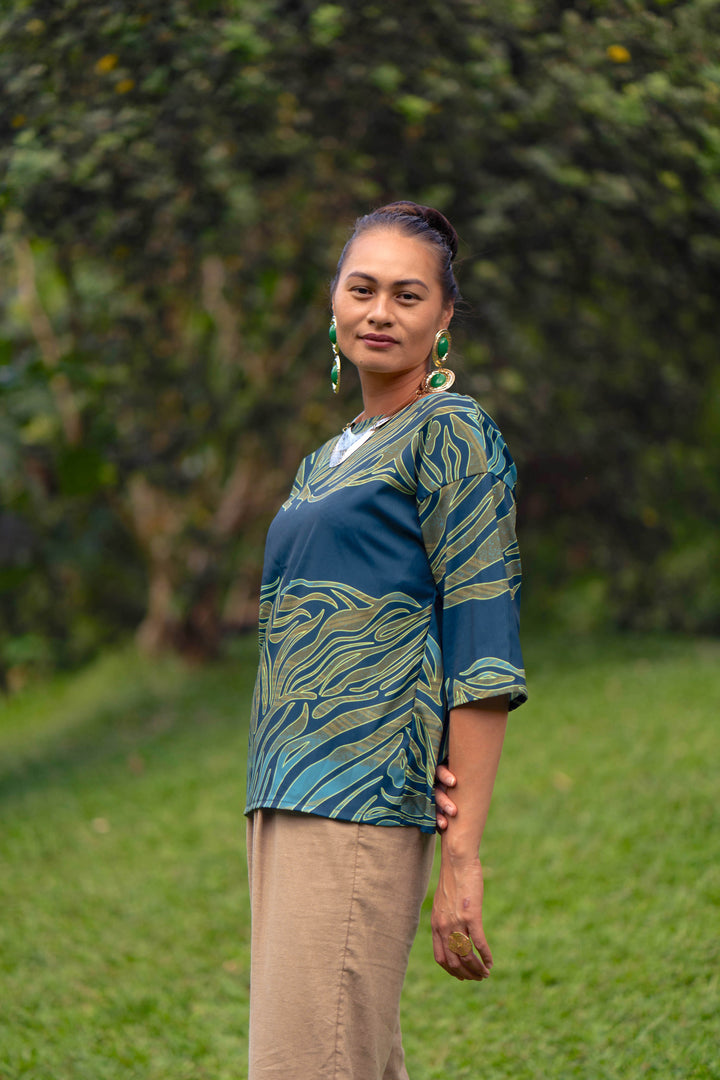 Hanauna Blouse in Kīpuka