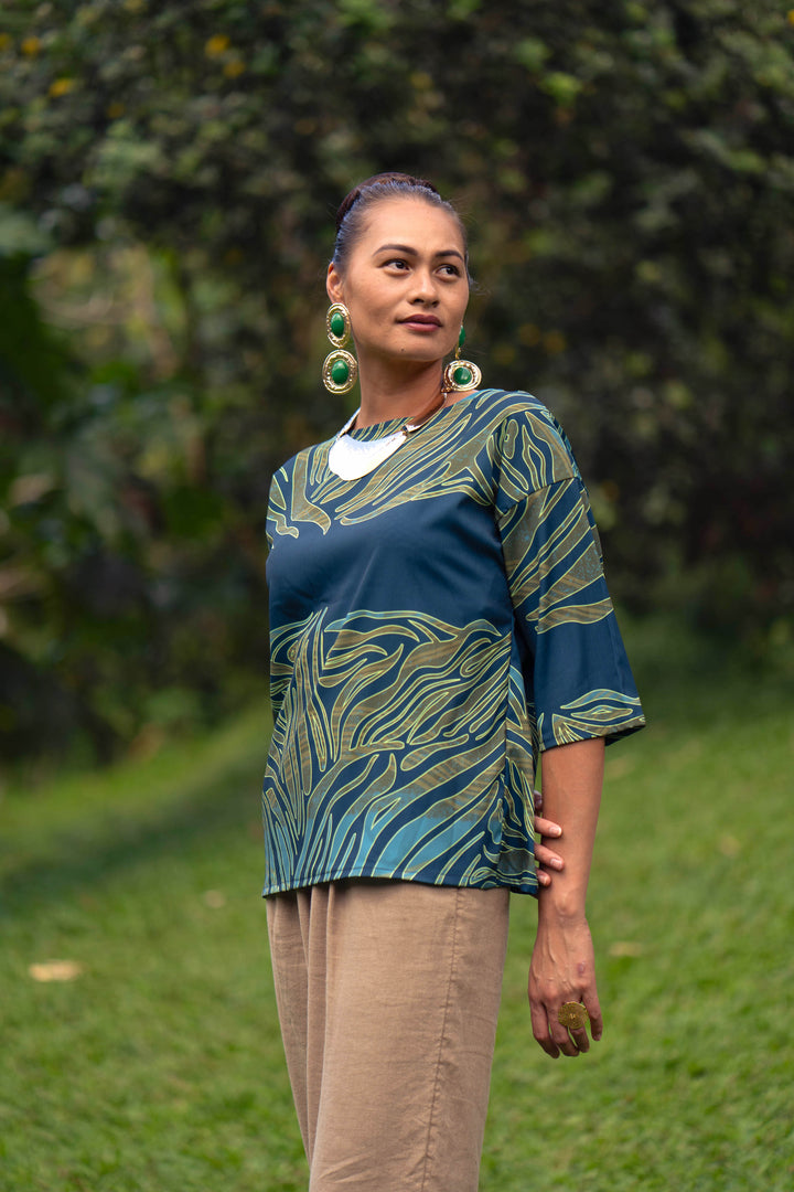 Hanauna Blouse in Kīpuka