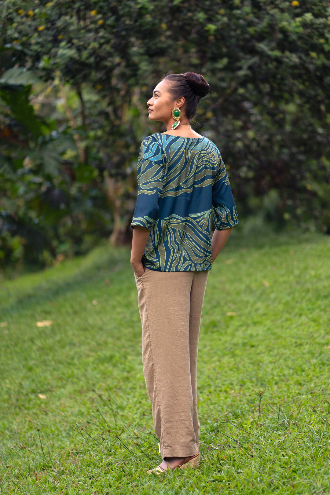 Hanauna Blouse in Kīpuka
