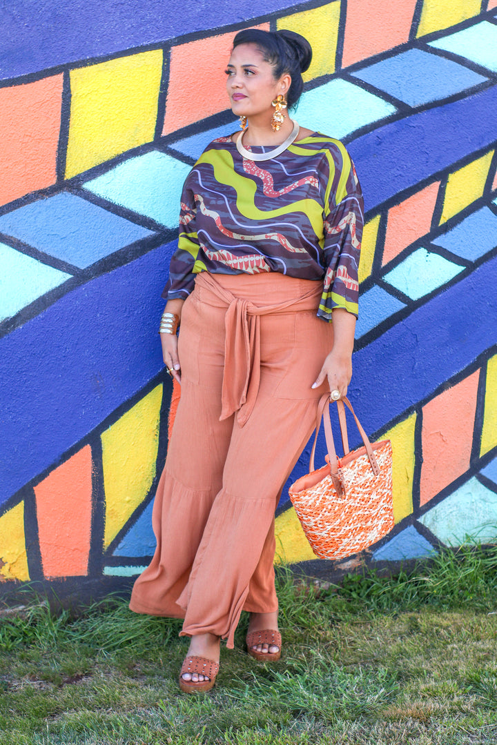 Hanauna Blouse in Mole