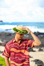 Load image into Gallery viewer, Hoʻokele Pullover Aloha Shirt in Akaʻula
