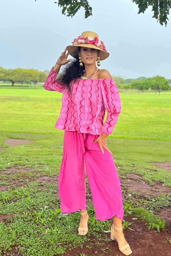 Hawaiʻiloa Muʻu Blouse in Hehelo