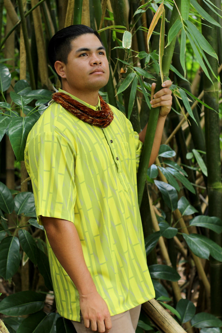 ʻOliʻoli Pullover Aloha Shirt in Kulāiwi