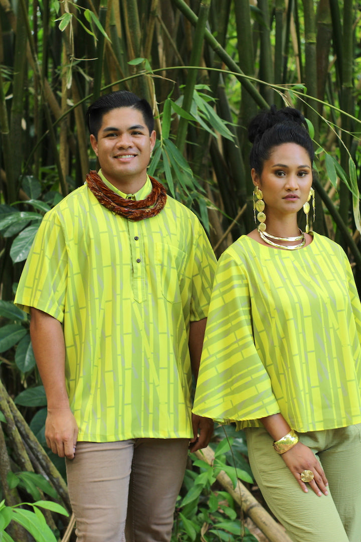 ʻOliʻoli Pullover Aloha Shirt in Kulāiwi