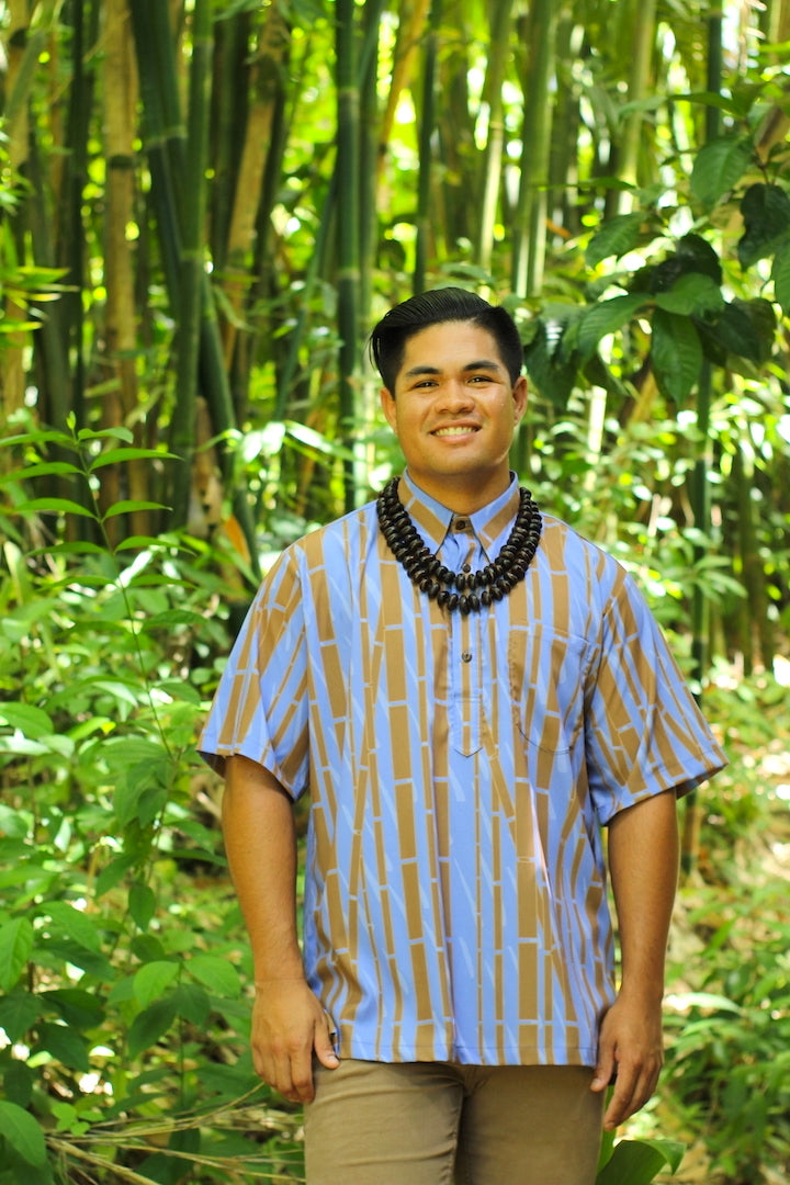 ʻOliʻoli Pullover Aloha Shirt in Waiola