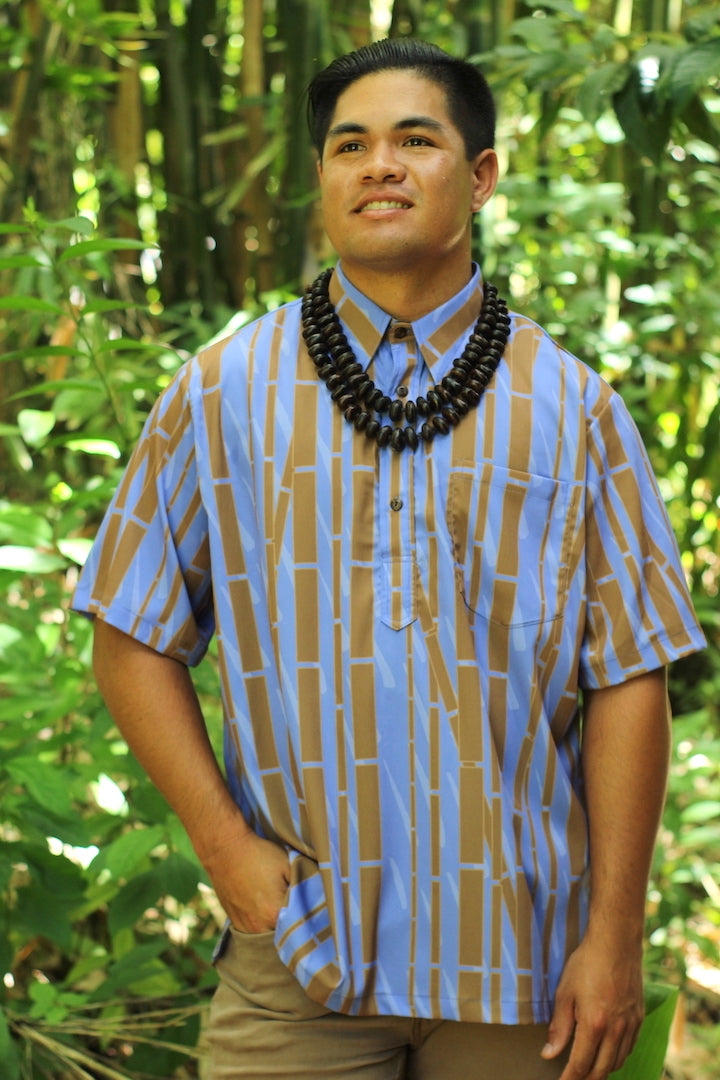ʻOliʻoli Pullover Aloha Shirt in Waiola