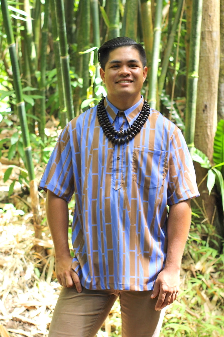 ʻOliʻoli Pullover Aloha Shirt in Waiola