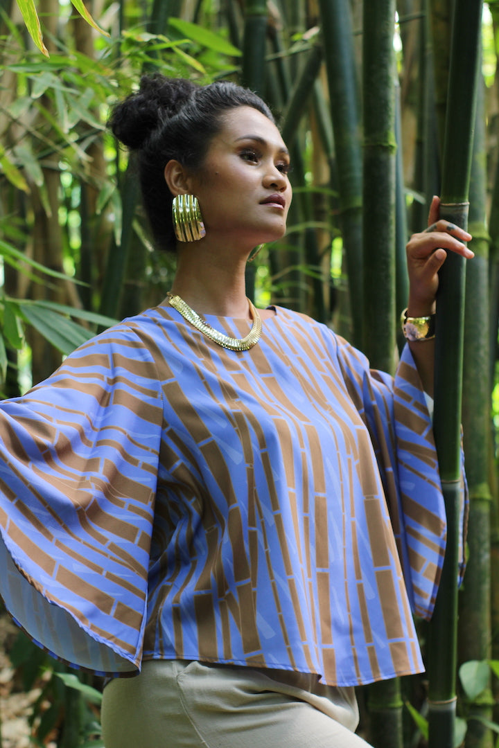 Leiʻohu Blouse in Waiola