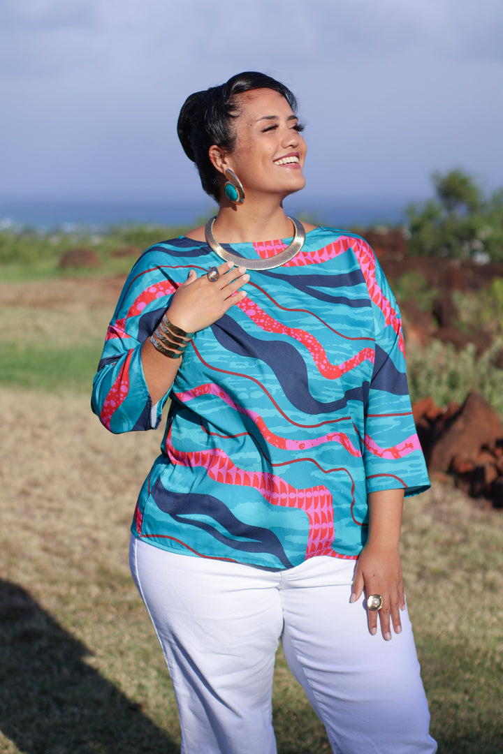 Hanauna Blouse in ʻAle