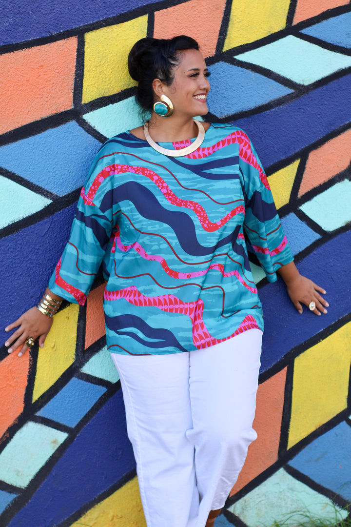 Hanauna Blouse in ʻAle