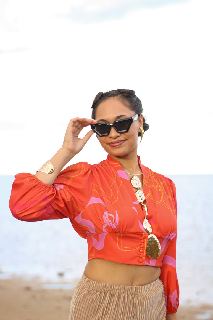 Paekuahiwi Crop Top in Waiawī