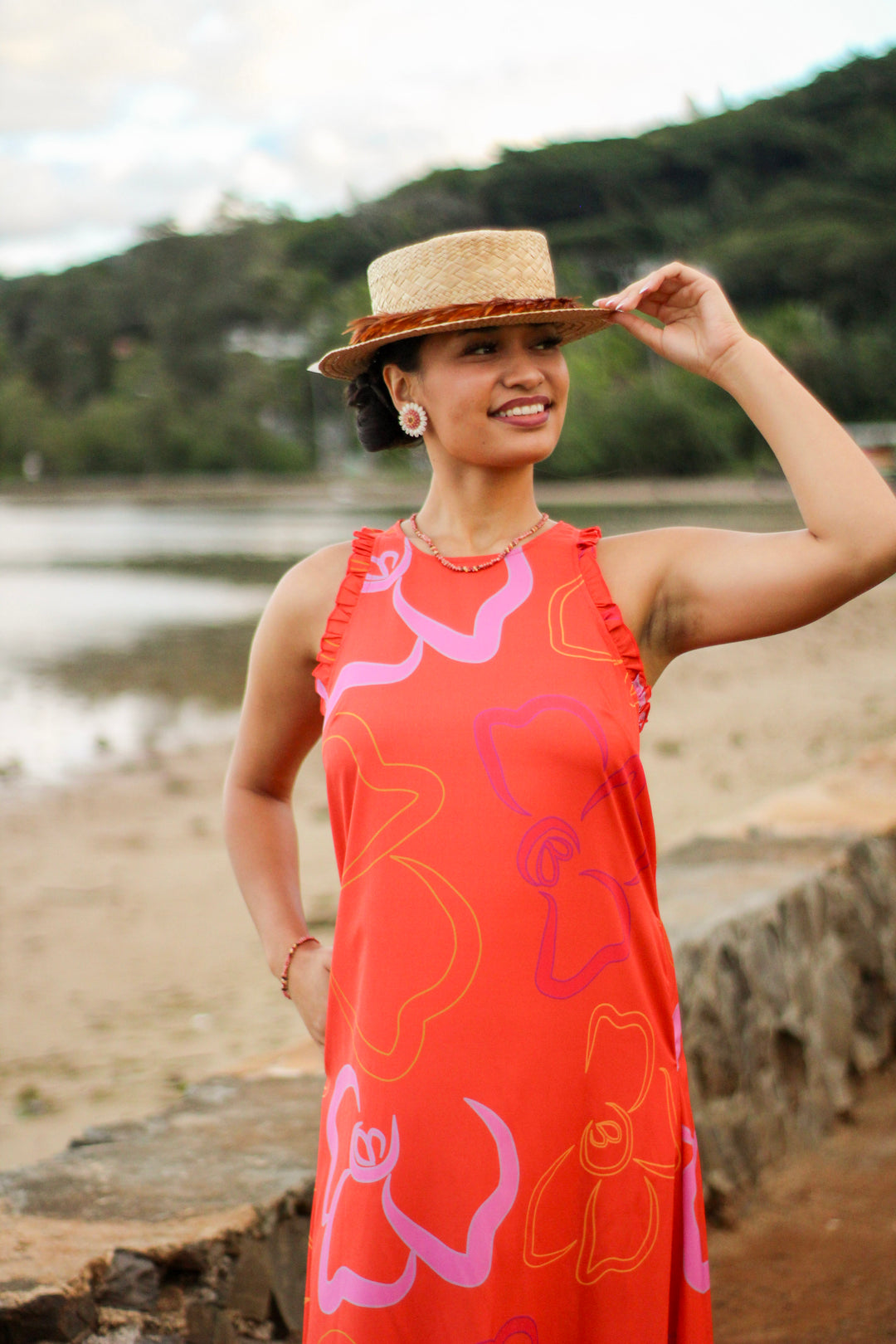 Kahiki Maxi Dress in Waiawī