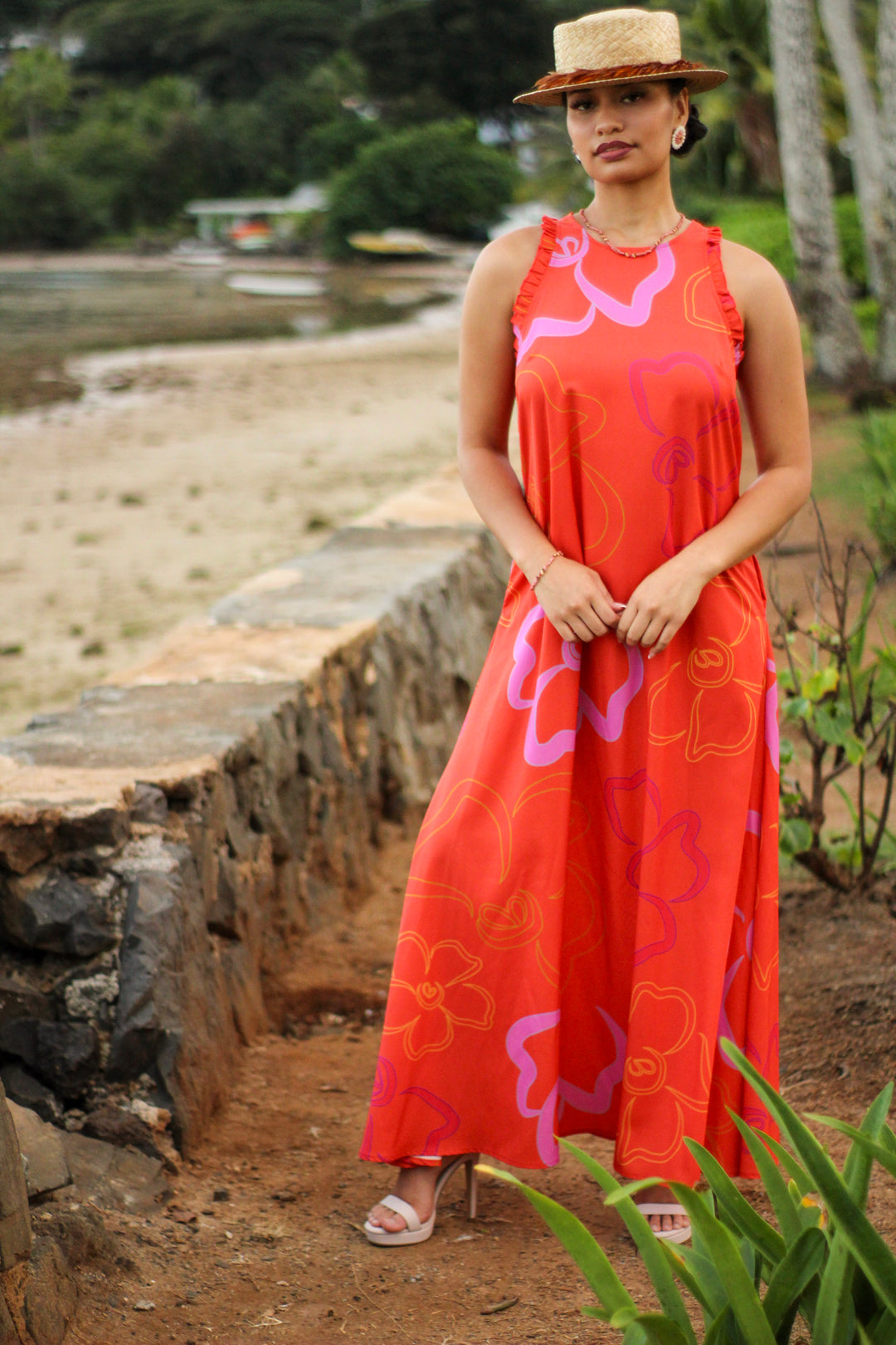 Kahiki Maxi Dress in Waiawī